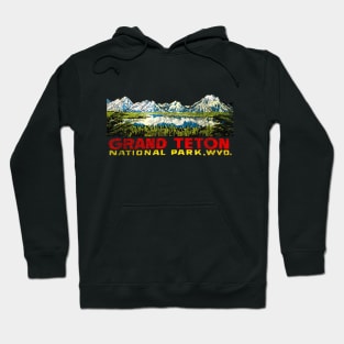 Grand Teton National Park Vintage Hoodie